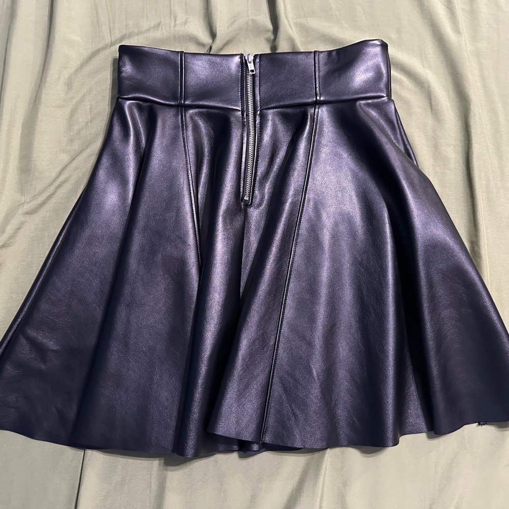 Blackmilk Route 66 high waisted pleather skirt Medium